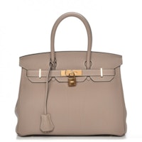 Hermes Birkin Togo Gold Plated 30 Gris Tourterelle Hermes Birkin Togo Gold Plated 30 Gris Tourterelle