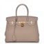 Buy Hermes Birkin Togo Berlapiskan Emas 30 Gris Tourterelle