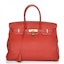 Buy Hermes Birkin Togo Berlapis Emas 35 Rouge Casaque