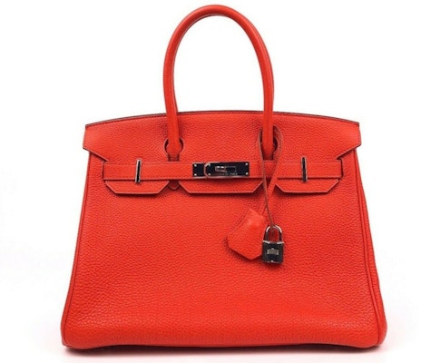 Hermes Birkin Togo 30 Warna Capucine Orange dengan Aksen Palladium Buy Hermes Birkin Togo 30 Warna Capucine Orange dengan Aksen Palladium