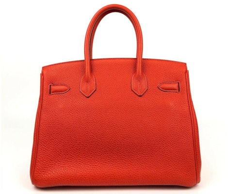Hermes Birkin Togo 30 Warna Capucine Orange dengan Aksen Palladium Order Hermes Birkin Togo 30 Warna Capucine Orange dengan Aksen Palladium