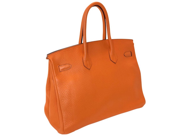 Order Hermes Birkin Togo Palladium 35 Oranye