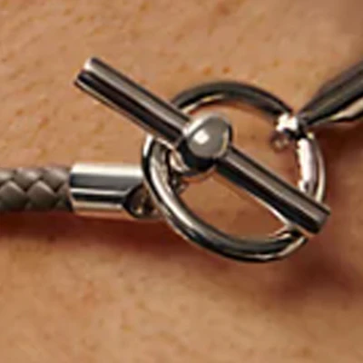 HERMES Black Calfskin Unisex Bracelet Couple Design Solid Color. H077240FP6WT4 Shop HERMES Black Calfskin Unisex Bracelet Couple Design Solid Color. H077240FP6WT4