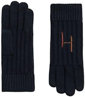 Order HERMES 黑色開司米純色針織手套 男女情侶款式。 H222063G01M