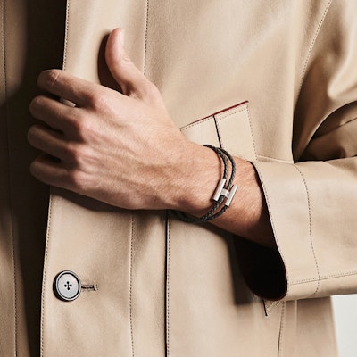 HERMES Gelang Tali Fesyen Hitam Lelaki dengan Beg Hadiah H068406FP89 Shop HERMES Gelang Tali Fesyen Hitam Lelaki dengan Beg Hadiah H068406FP89