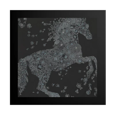HERMES Black Fashionable Unisex Scarf - Trendy and Versatile Design. H593904S 01