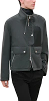 Hermes Black High-Neck Drawstring Zip-Up Jacket H462860HK06 Hermes Black High-Neck Drawstring Zip-Up Jacket H462860HK06