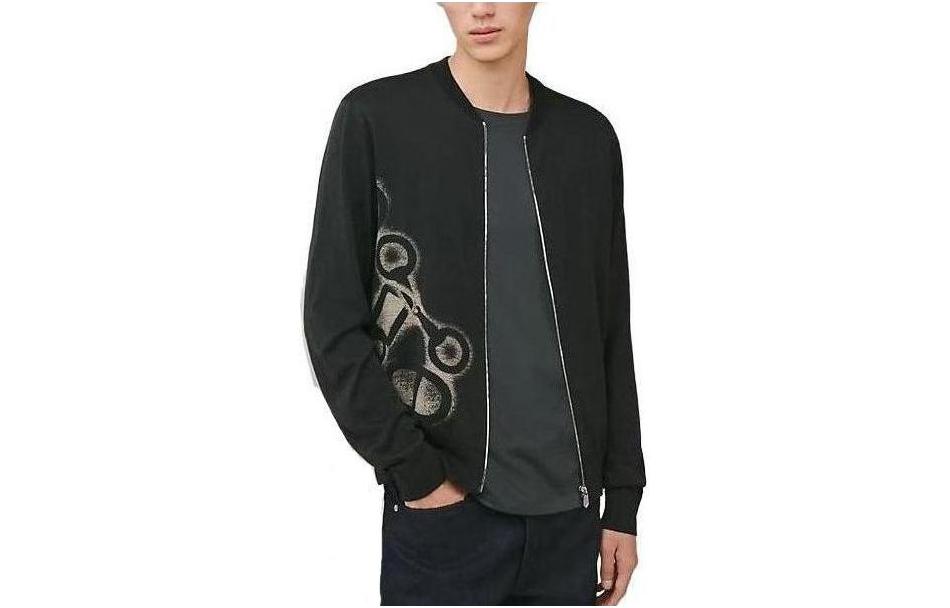 Hermes Black Long Sleeve Zip-Up Jacket H357540HA4G