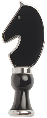 エルメス ブラック パラジウムメタル ホースバッジ ユニセックス ブローチ H077304FP03 Buy エルメス ブラック パラジウムメタル ホースバッジ ユニセックス ブローチ H077304FP03