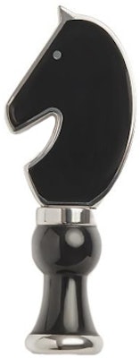 エルメス ブラック パラジウムメタル ホースバッジ ユニセックス ブローチ H077304FP03 Order エルメス ブラック パラジウムメタル ホースバッジ ユニセックス ブローチ H077304FP03