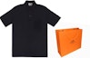 Shop HERMES Polo Negro de Manga Corta con Bolsillo para Hombre. H072325HA02