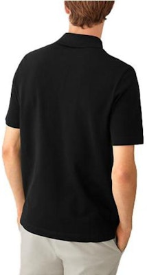 HERMES Polo Negro de Manga Corta con Bolsillo para Hombre. H072325HA02 Details for HERMES Polo Negro de Manga Corta con Bolsillo para Hombre. H072325HA02