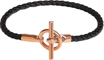 HERMES Black Woven Bracelet Unisex. H071681FO89T2 HERMES Black Woven Bracelet Unisex. H071681FO89T2