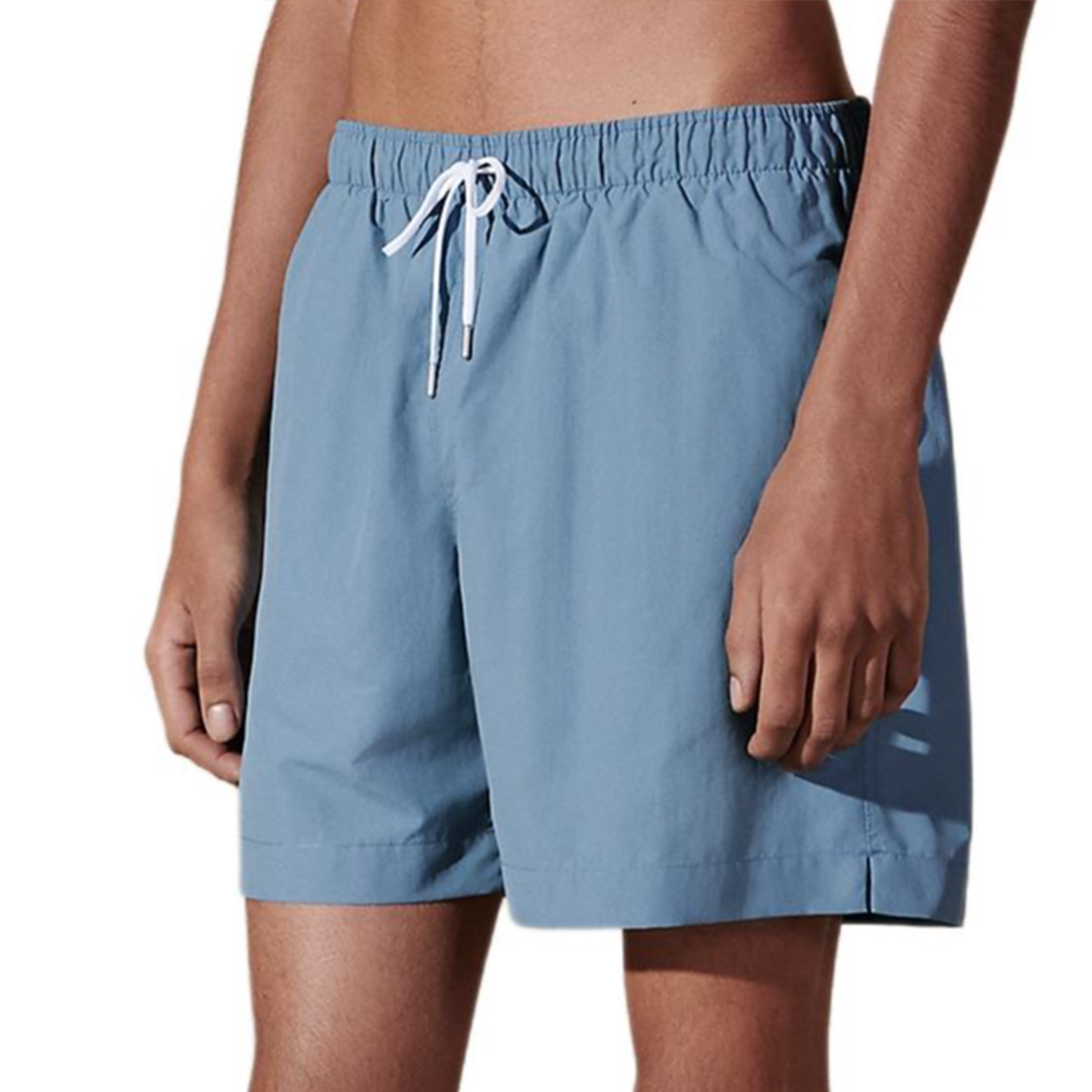 Order HERMES Seluar Renang Biru Sulaman dengan Tali Serut H458100H25GSM