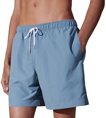 HERMES Seluar Renang Biru Sulaman dengan Tali Serut H458100H25GSM Shop HERMES Seluar Renang Biru Sulaman dengan Tali Serut H458100H25GSM