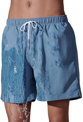 HERMES Seluar Renang Biru Sulaman dengan Tali Serut H458100H25GSM Purchase HERMES Seluar Renang Biru Sulaman dengan Tali Serut H458100H25GSM