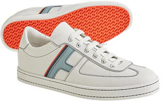 Purchase HERMES Boomerang 'Zapatillas Bajas de Cuero Blanco' H211861Z-HMB