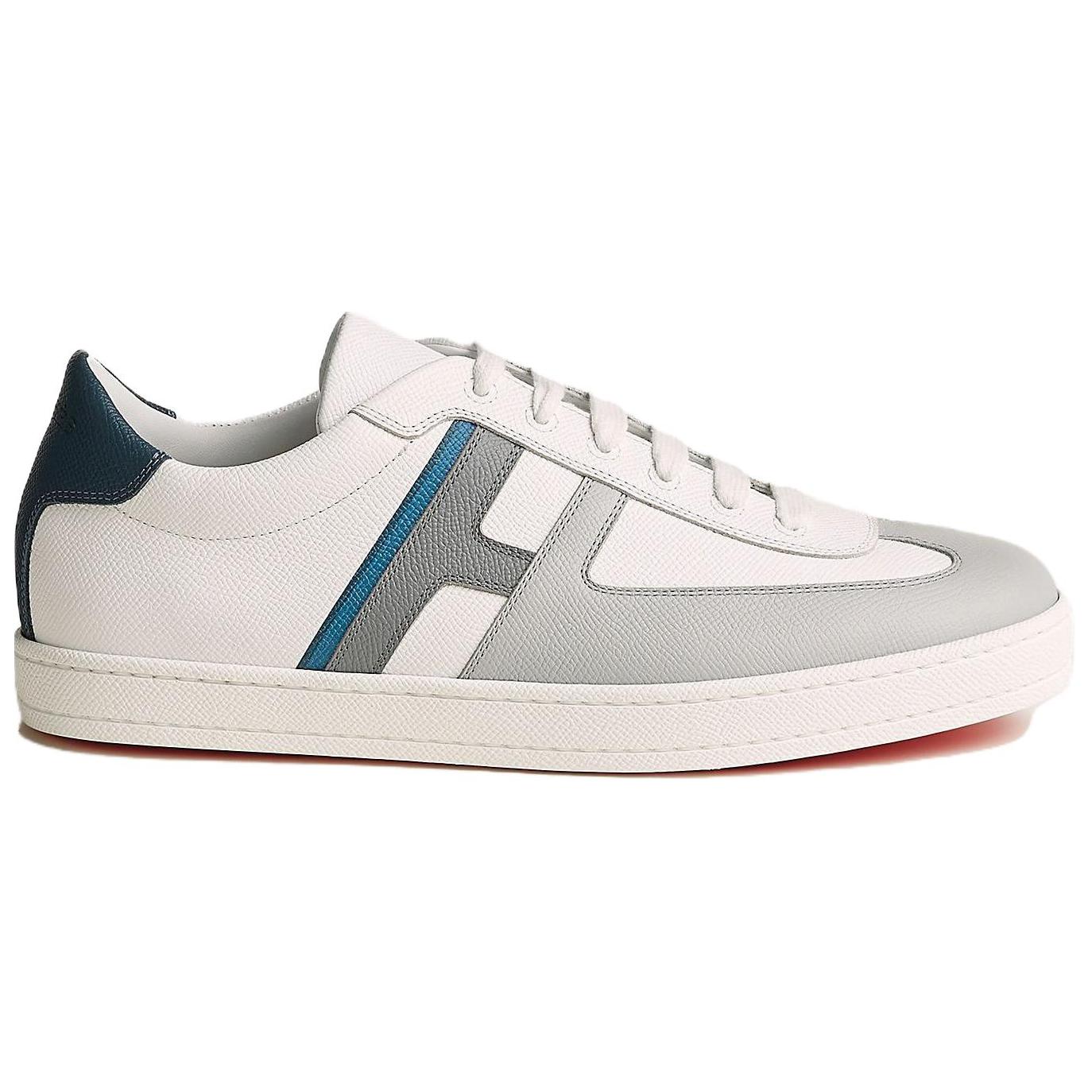 Order HERMES愛馬仕 Boomerang 圓頭繫帶 低幫 板鞋 男款 吕西奥灰