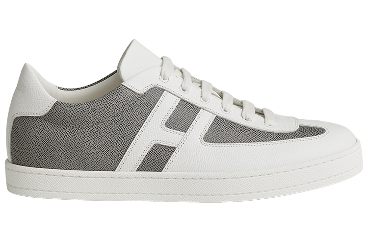 Order HERMES愛馬仕 Boomerang 低幫繫帶 時尚板鞋 男款 白色