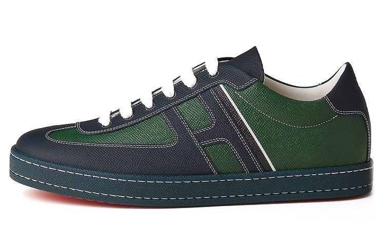 HERMES Boomerang Sneaker 'Black Green' H211861Z-HV2
