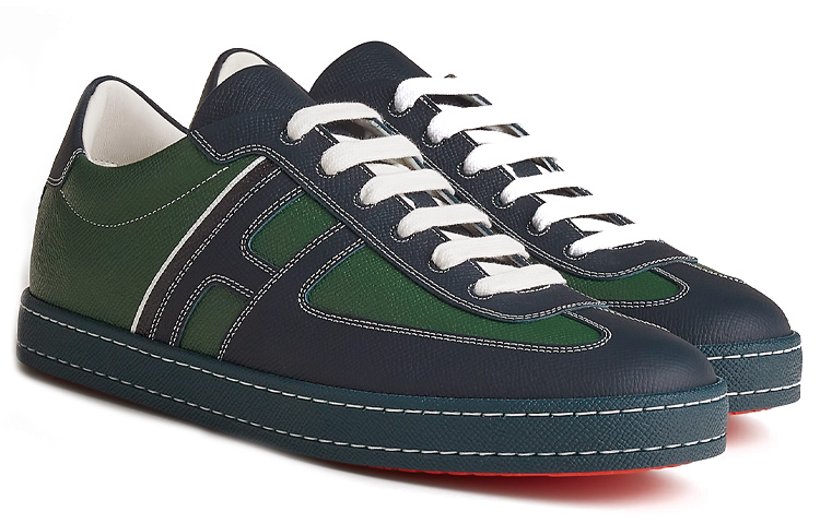 HERMES Boomerang Sneaker 'Black Green' 圖 3
