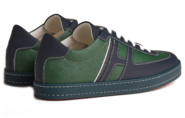 Shop 爱马仕回旋标运动鞋 '黑绿' H211861Z-HV2