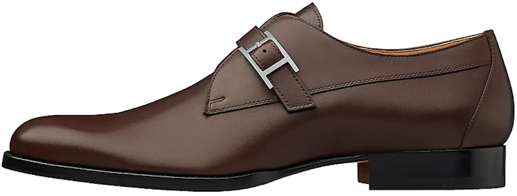 HERMES 愛馬仕 Boris 小牛皮德比鞋 棕褐色 Buy HERMES 愛馬仕 Boris 小牛皮德比鞋 棕褐色