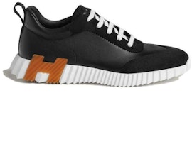 HERMES愛馬仕 Bouncing 皮革系帶圓頭低幫生活休閒鞋 男款 黑色 Order HERMES愛馬仕 Bouncing 皮革系帶圓頭低幫生活休閒鞋 男款 黑色