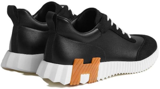 爱马仕 黑色皮革低帮休闲鞋 H221898Z-H02 Shop 爱马仕 黑色皮革低帮休闲鞋 H221898Z-H02