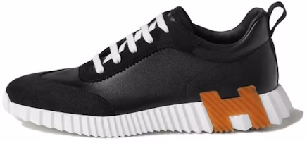 HERMES Bouncing 'Black Leather Low-Top' H221898Z-H02 HERMES Bouncing 'Black Leather Low-Top' H221898Z-H02