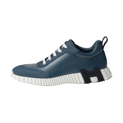 HERMES Bouncing 'Sleek Blue Low-Top'