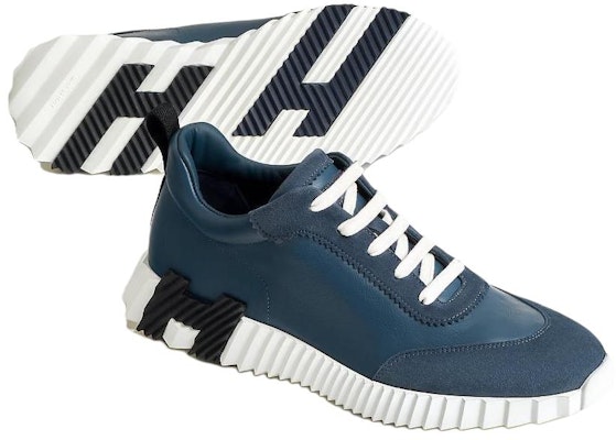 HERMES Bouncing 'Sleek Blue Low-Top' H221898Z-HQ8 Shop HERMES Bouncing 'Sleek Blue Low-Top' H221898Z-HQ8