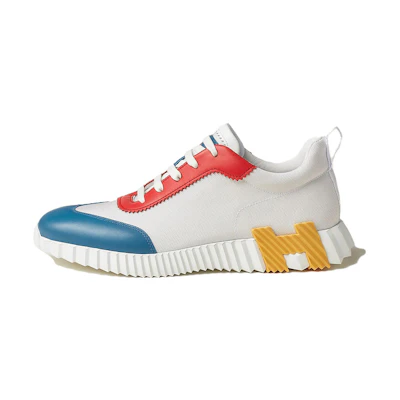 HERMES Bouncing 'White Low-Top'