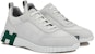 HERMES Bouncing Sneaker 'Putih Suede dan Kulit Kambing' H221897Z-H91