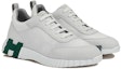 Shop HERMES Bouncing Sneaker 'Putih Suede dan Kulit Kambing' H221897Z-H91