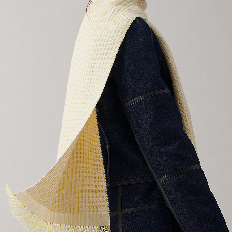 HERMES Boutis Scarf Lemon Yellow. H259087S-04 圖 3