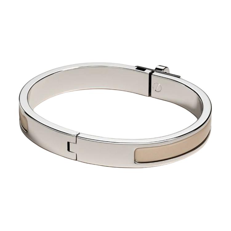 HERMES Brand Logo Bracelet - Unisex Couples Design in Chestnut Color. H200004FP19 圖 3