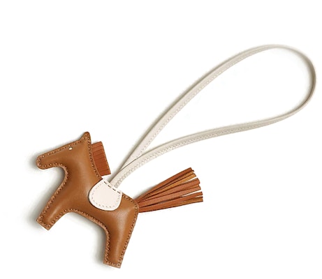 HERMES Brown Lambskin Horse Charm Unisex Keychain Accessory H064929CAEC Lookbook HERMES Brown Lambskin Horse Charm Unisex Keychain Accessory H064929CAEC