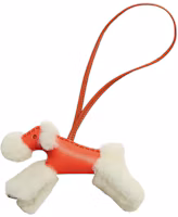 Order HERMES Budy Budy Dog Pendant Charm in Lambskin Unisex Couples Keychain. H083349CAAI