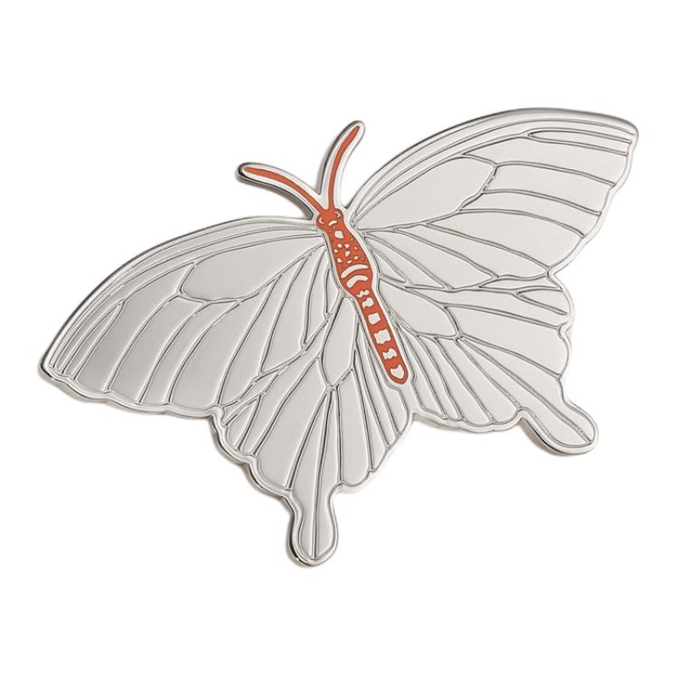 HERMES Butterfly Design Silk Scarf Unisex Couple Style Multicolor H603643S 00 圖 2