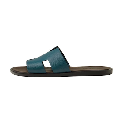 HERMES Calfskin Slide 'Deep Navy Blue'