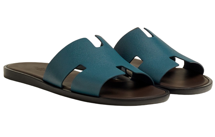 HERMES Calfskin Slide 'Deep Navy Blue' 圖 3