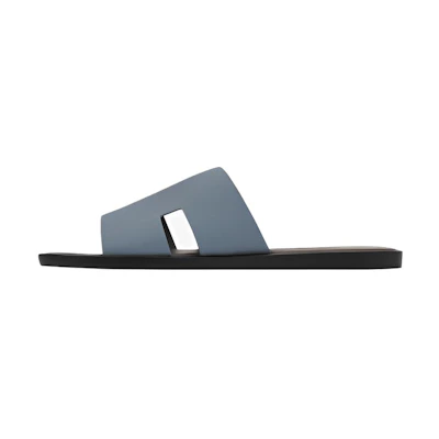 HERMES Calfskin Slide 'Simplistic Blue'