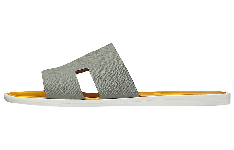 HERMES Calfskin Slipper 'Grey' H192571Z-H21