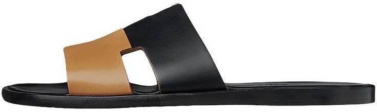 hermes-calfskin-slippers-black-brown-h172460-z-h31