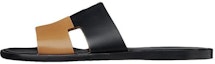 Buy Sandal Kulit Anak Lembu HERMES 'Hitam Coklat' H172460Z-H31
