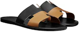 Lookbook Sandal HERMES dari Kulit Anak Sapi 'Hitam Coklat' H172460Z-H31