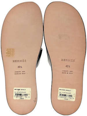 HERMES Calfskin Slippers 'Black Brown' H172460Z-H31 Purchase HERMES Calfskin Slippers 'Black Brown' H172460Z-H31