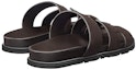 Lookbook Sandal HERMES Kulit Anak Lembu 'Coklat Gelap' H202862Z-HT1