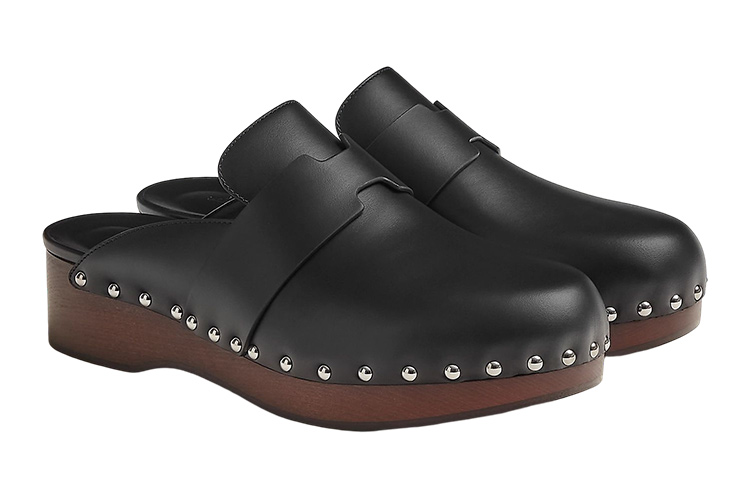 HERMES Calya Mule 'Black Leather Fashion' 圖 3